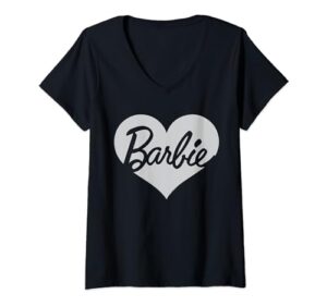 barbie: heart v-neck t-shirt