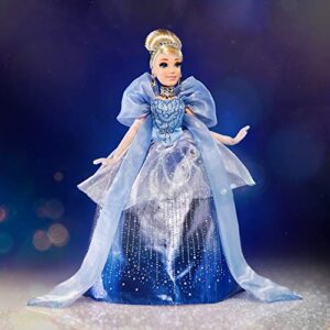 Disney Princess Style Series Holiday Style Cinderella, Christmas 2020 Fashion Collector Doll with Accessories, Toy for Girls 6 Years and Up