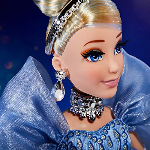 Disney Princess Style Series Holiday Style Cinderella, Christmas 2020 Fashion Collector Doll with Accessories, Toy for Girls 6 Years and Up