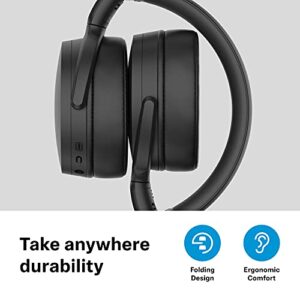 Sennheiser HD 450BT Bluetooth 5.0 Wireless Headphone with Active Noise Cancellation - 30-Hour Battery Life, USB-C Fast Charging, Virtual Assistant Button, Foldable - White