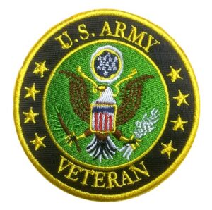 antrix tactical usa us american veteran patch fully embroidered don't forget veteran military applique emblems badges patch- dia 3.15" veteran