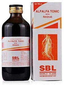 sbl homeopathy alfalfa tonic (180 ml)