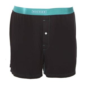 kickee menswear solid boxer short (s, zebra with neptune)