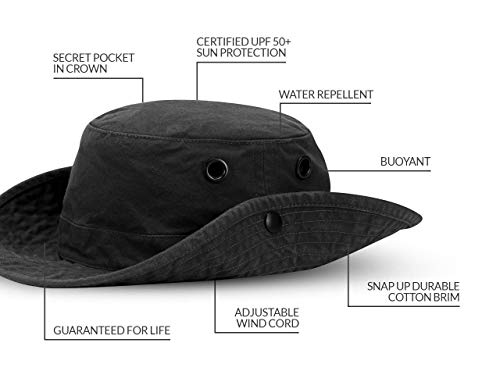 Tilley Unisex T3 Wanderer Hat (Khaki, 7 7/8)