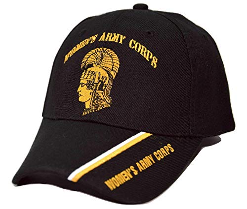 Trade Winds Women's Army Corps U.S. Army Black WAC Embroidered Cap Hat CAP564 (TOPW)