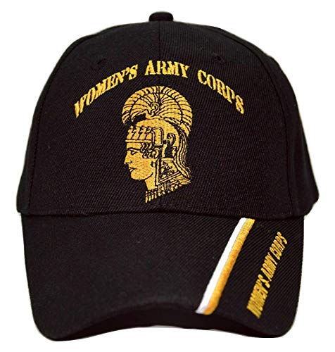 Trade Winds Women's Army Corps U.S. Army Black WAC Embroidered Cap Hat CAP564 (TOPW)