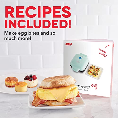 DASH Deluxe Sous Vide Style Egg Bite Maker with Silicone Molds for Breakfast Sandwiches, Healthy Snacks or Desserts, Keto & Paleo Friendly, (1 large, 4 mini) - Black