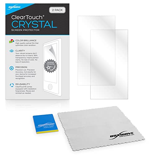 BoxWave Screen Protector Compatible with Lockly Secure Plus Touchscreen Deadbolt - ClearTouch Crystal (2-Pack), HD Film Skin - Shields from Scratches for Lockly Secure Plus Touchscreen Deadbolt