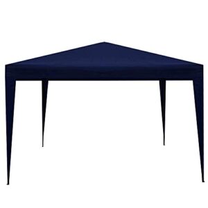 northlight 10' x 10' navy blue pop-up outdoor canopy gazebo