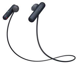 sony wi-sp500 wireless in-ear sports headphones, bluetooth earbuds, black (international version)