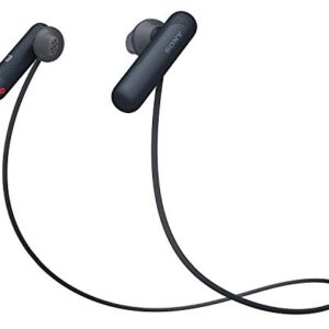 Sony WI-SP500 Wireless in-Ear Sports Headphones, Bluetooth Earbuds, Black (International Version)