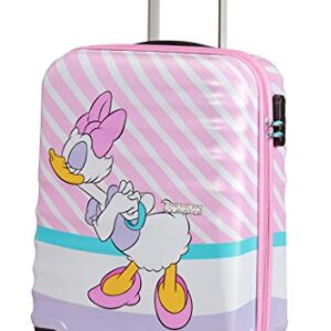 American Tourister Unisex Adult Spinner S (55 cm-36 L), Multicolour (Daisy Pink Kiss)