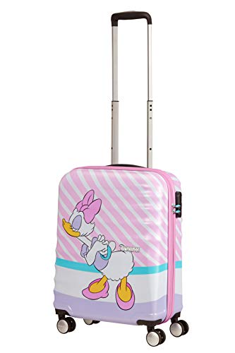 American Tourister Unisex Adult Spinner S (55 cm-36 L), Multicolour (Daisy Pink Kiss)