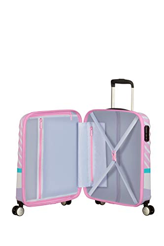 American Tourister Unisex Adult Spinner S (55 cm-36 L), Multicolour (Daisy Pink Kiss)