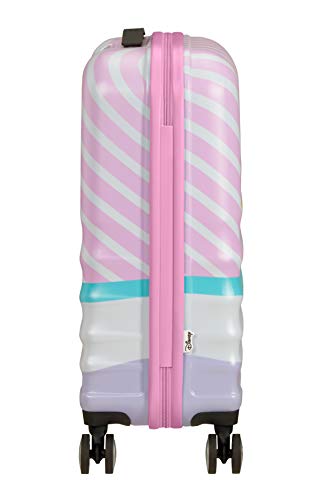 American Tourister Unisex Adult Spinner S (55 cm-36 L), Multicolour (Daisy Pink Kiss)