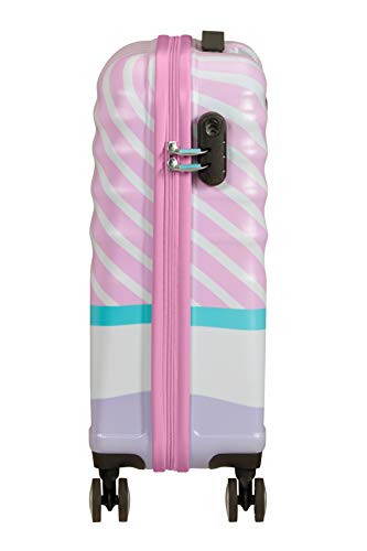 American Tourister Unisex Adult Spinner S (55 cm-36 L), Multicolour (Daisy Pink Kiss)