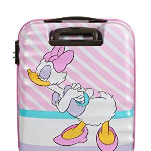 American Tourister Unisex Adult Spinner S (55 cm-36 L), Multicolour (Daisy Pink Kiss)