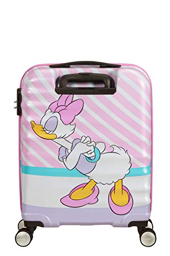 American Tourister Unisex Adult Spinner S (55 cm-36 L), Multicolour (Daisy Pink Kiss)