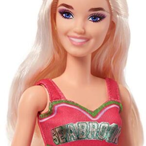 Disney’s Zombies 2, Addison Wells Doll (11.5-inch) wearing Cheerleader Outfit and Accessories, 11 Bendable “Joints,” Great Gift for ages 5+ [Amazon Exclusive]