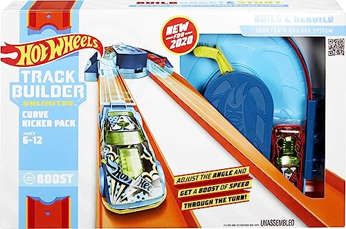 Hot Wheels Track Builder Pack Assorted Stunt Sets (Styles May Vary)