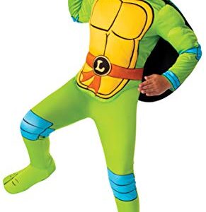 Rubie's Boy's Nickelodeon Retro Classic Teenage Mutant Ninja Turtles Leonardo Costume, Small, Green/Blue