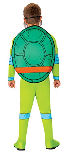 Rubie's Boy's Nickelodeon Retro Classic Teenage Mutant Ninja Turtles Leonardo Costume, Small, Green/Blue