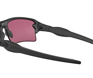 Oakley Men's OO9188 Flak 2.0 XL Rectangular Sunglasses, Matte Black/Prizm Road Black, 59 mm