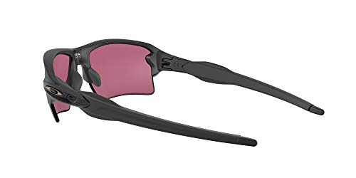 Oakley Men's OO9188 Flak 2.0 XL Rectangular Sunglasses, Matte Black/Prizm Road Black, 59 mm