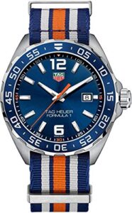 tag heuer formula 1 quartz blue dial men's watch waz1010.fc8196