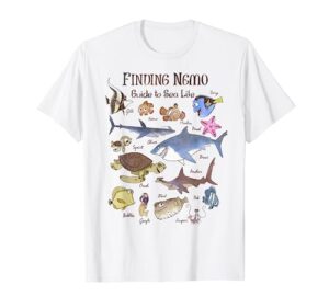 disney pixar finding nemo guide to sea life t-shirt