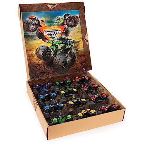 Monster Jam, Official 12-Pack of 1:64 Scale Die-Cast Monster Trucks, Amazon Exclusive