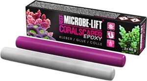 microbe-lift cse120 coralscaper epoxy - 2k coral adhesive, 2 x 60 g, 120 g