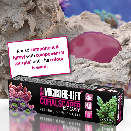 MICROBE-LIFT CSE120 Coralscaper Epoxy - 2K Coral Adhesive, 2 x 60 g, 120 g