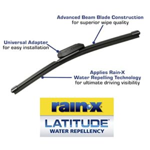 Rain-X 810168 Latitude Water Repellency Windshield Wiper Blade - 28" (Pack of 2)