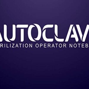 Autoclave Sterilization operator notebook: Autoclave Log Book | Record daily, weekly, monthly and quarterly tests for all ultrasonic cleaners, washer ... and autoclaves | 110 pages 8,2 x 6 inches