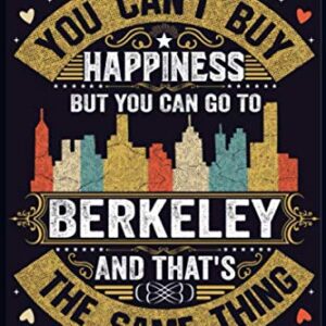 Berkeley Notebook: Home City Berkeley in California Pride Flag Journal