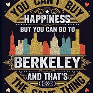 Berkeley Notebook: Home City Berkeley in California Pride Flag Journal