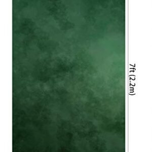 Kate 5×7ft Dark Green Portrait Backdrop Abstract Muslin Background for Photography Headshot Microfiber Photo Studio Props