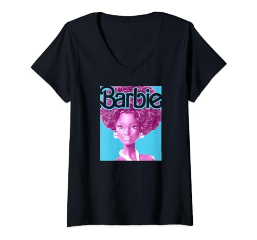 Barbie: Afro Barbie Doll V-Neck T-Shirt