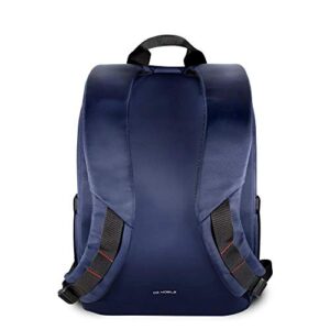 CG MOBILE Ferrari 15” Backpack PU Carbon for 15.6" MacBook up to 10.1’’ USB COONECTOR Navy (Blue With Nylon PU Carbon)