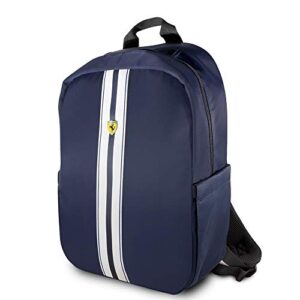 cg mobile ferrari 15” backpack pu carbon for 15.6" macbook up to 10.1’’ usb coonector navy (blue with nylon pu carbon)