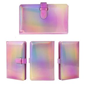 Epicgadget 96 Pocket Mini Film PU Leather Photo Album for Fujifilm Instax Mini 9 8 90 8+ 26 7s Instant Camera Film Polaroid Snap Zip Z2300 PIC-300 Film (Holographic Pink)