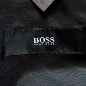 Hugo Boss "The King/Central_1" Men's 100% Wool Two Button Suit US 40L IT 50L Black