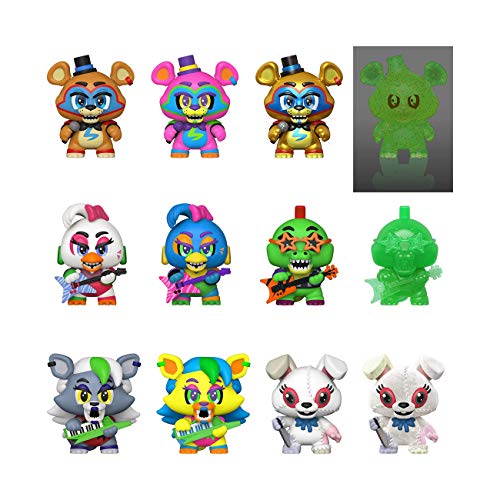 Funko Mystery Mini's: Five Nights at Freddy's, Security Breach - One Mystery Figure, Multicolour, 3 inches