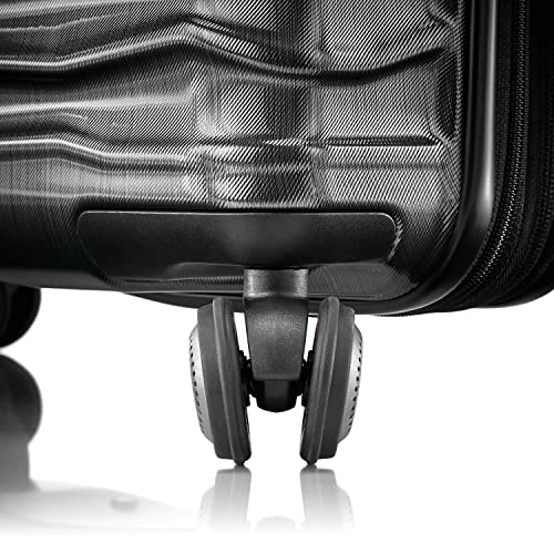 Samsonite Stryde 2 Hardside Expandable Luggage with Spinners, Brushed Graphite, Checked-Large Glider