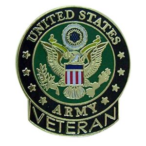 United States Army Veteran Lapel Pin, 1 Inch, Pack of 3