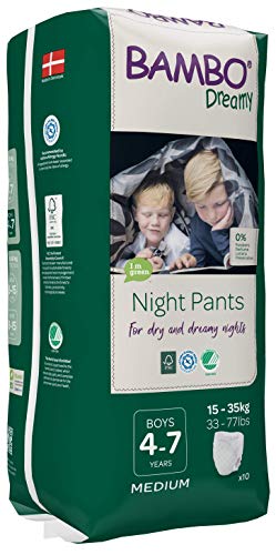 Bambo Nature Premium Dreamy Night Pants: Boys 4-7 years, 60 Count