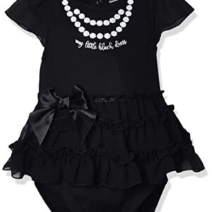 Gerber Baby Girls' Bodysuit with Tutu Skirt, Black Dress, 6-9 Months