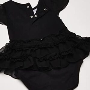 Gerber Baby Girls' Bodysuit with Tutu Skirt, Black Dress, 6-9 Months