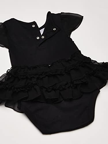 Gerber Baby Girls' Bodysuit with Tutu Skirt, Black Dress, 6-9 Months